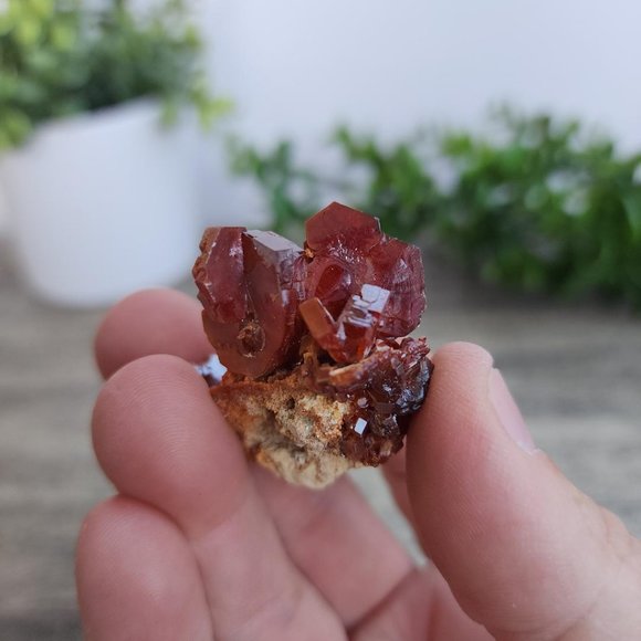 Vanadinite Mineral Specimen Crystal Morocco #7 - Picture 3 of 3